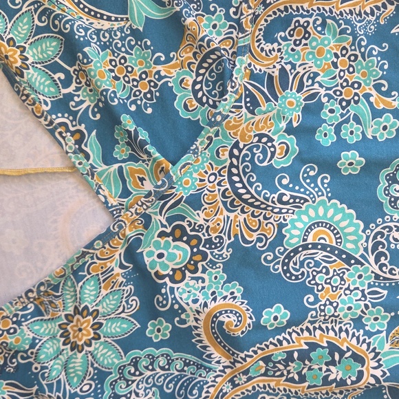 PrAna Breathe Paisley Faux Wrap Dress Size XL - Picture 4 of 8